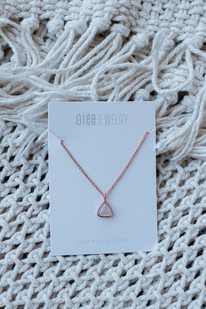 Elsie Necklace -Rose Gold