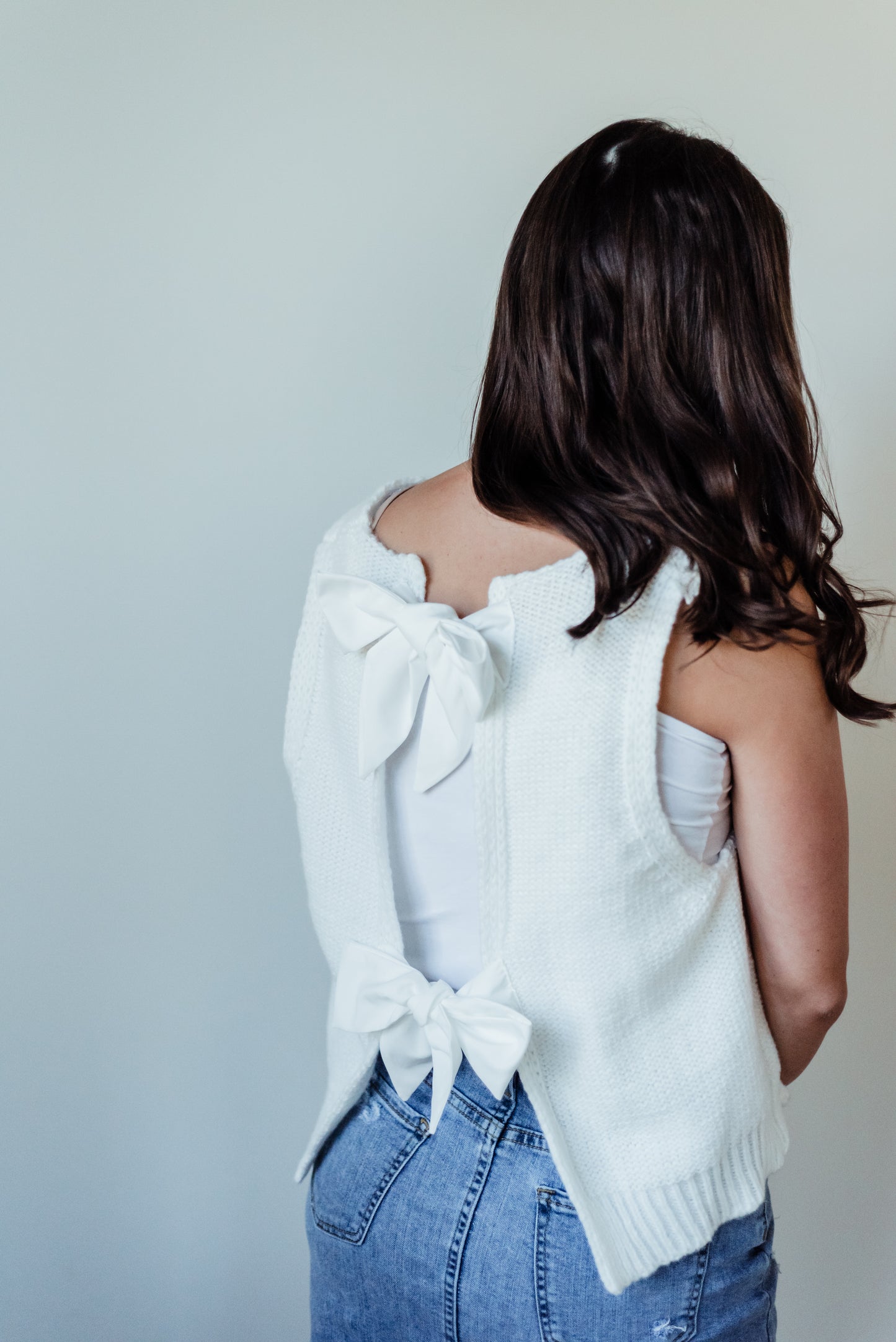 Bow Tie Sweater Vest