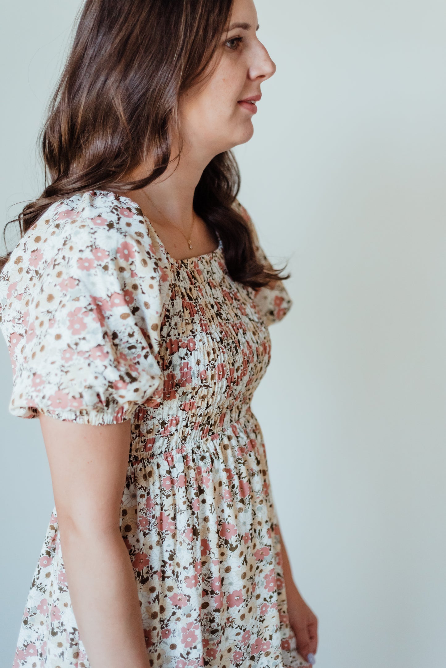 Indy Dress in Retro Peony