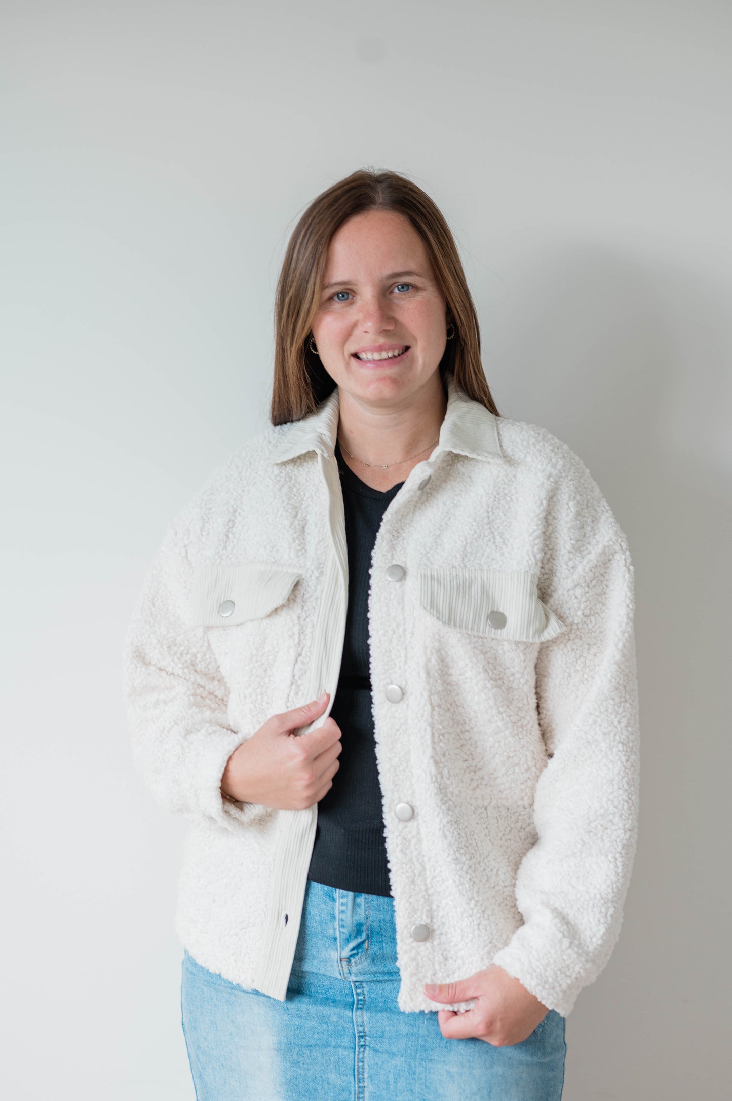 Sherpa Jacket - Ivory