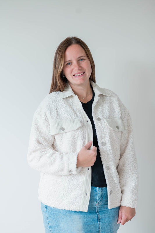 Sherpa Jacket - Ivory