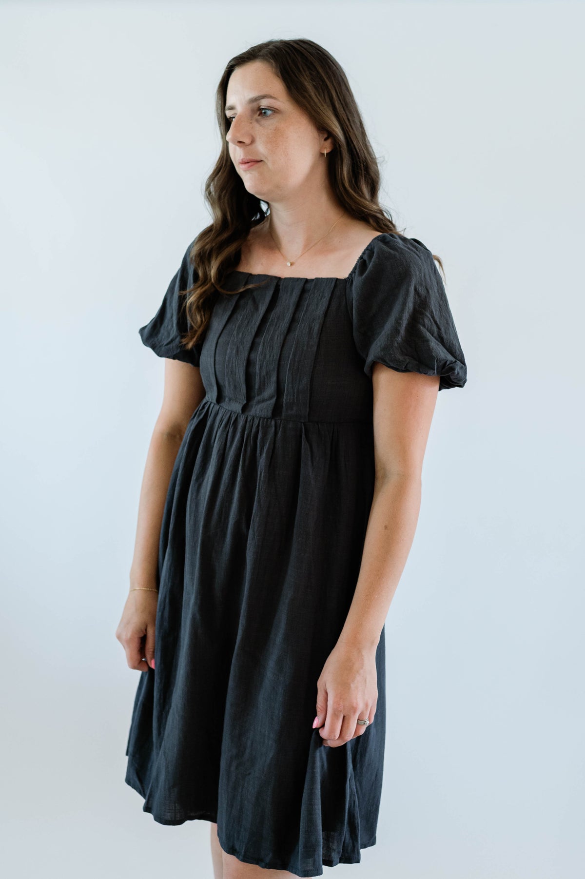Honor Dress in Rain Cloud