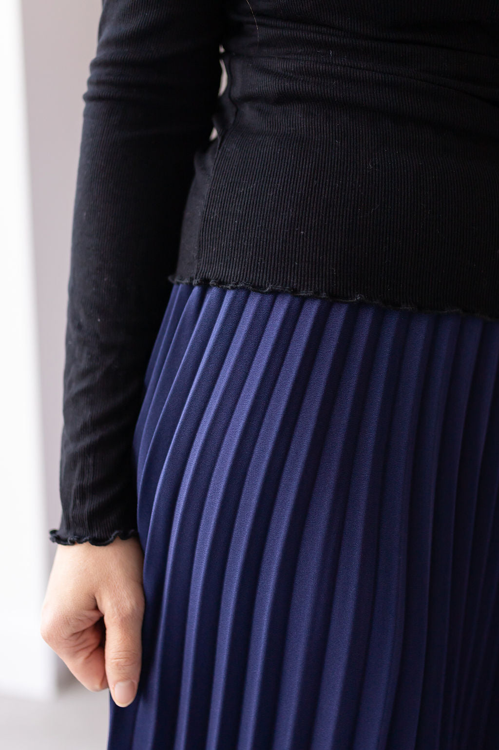 Janine Midi Pleated Skirt