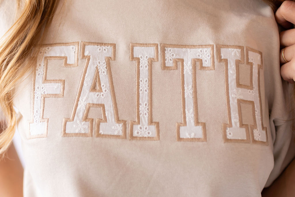Faith Eyelet Detail Top