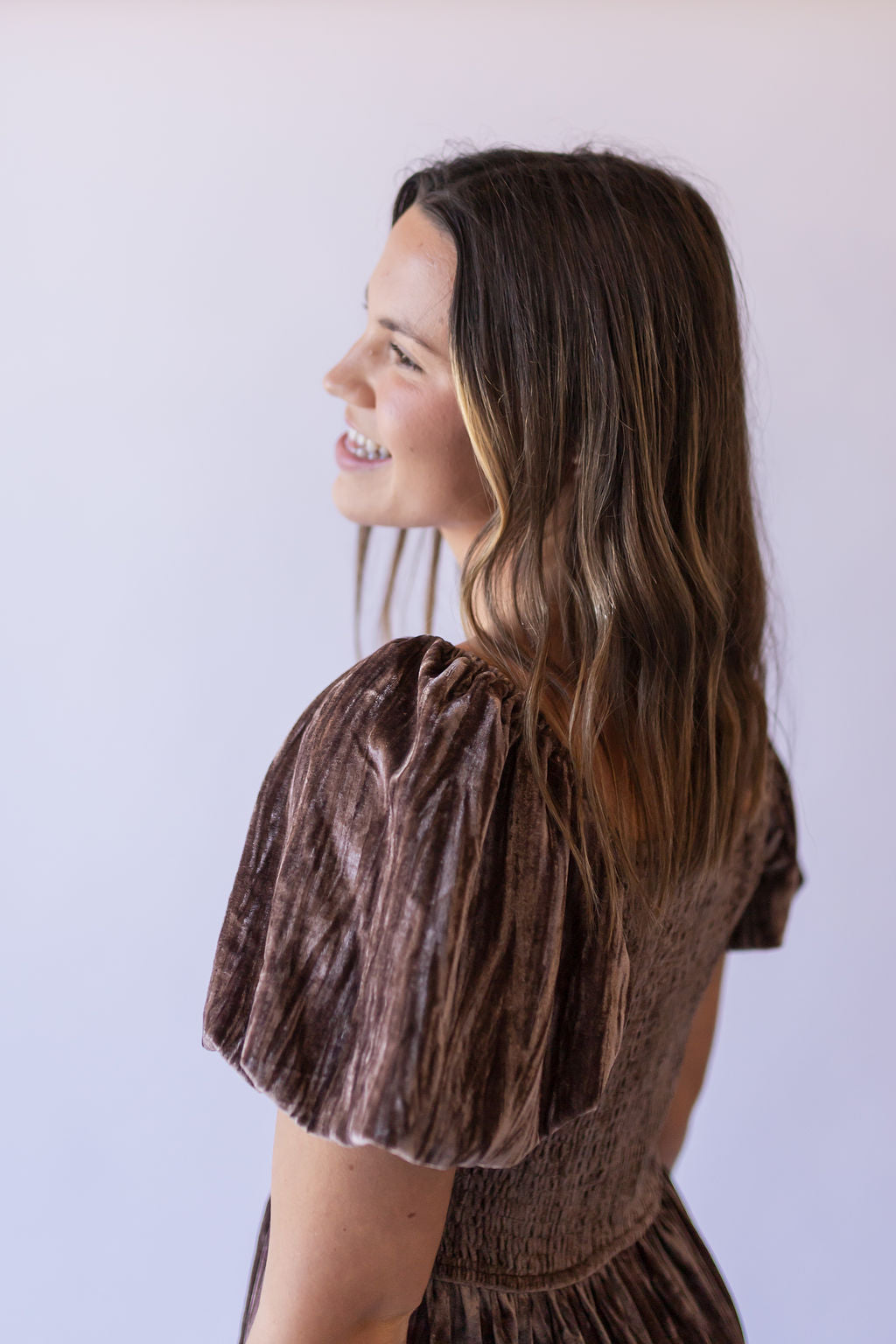 Eloise Crushed Velvet Dress