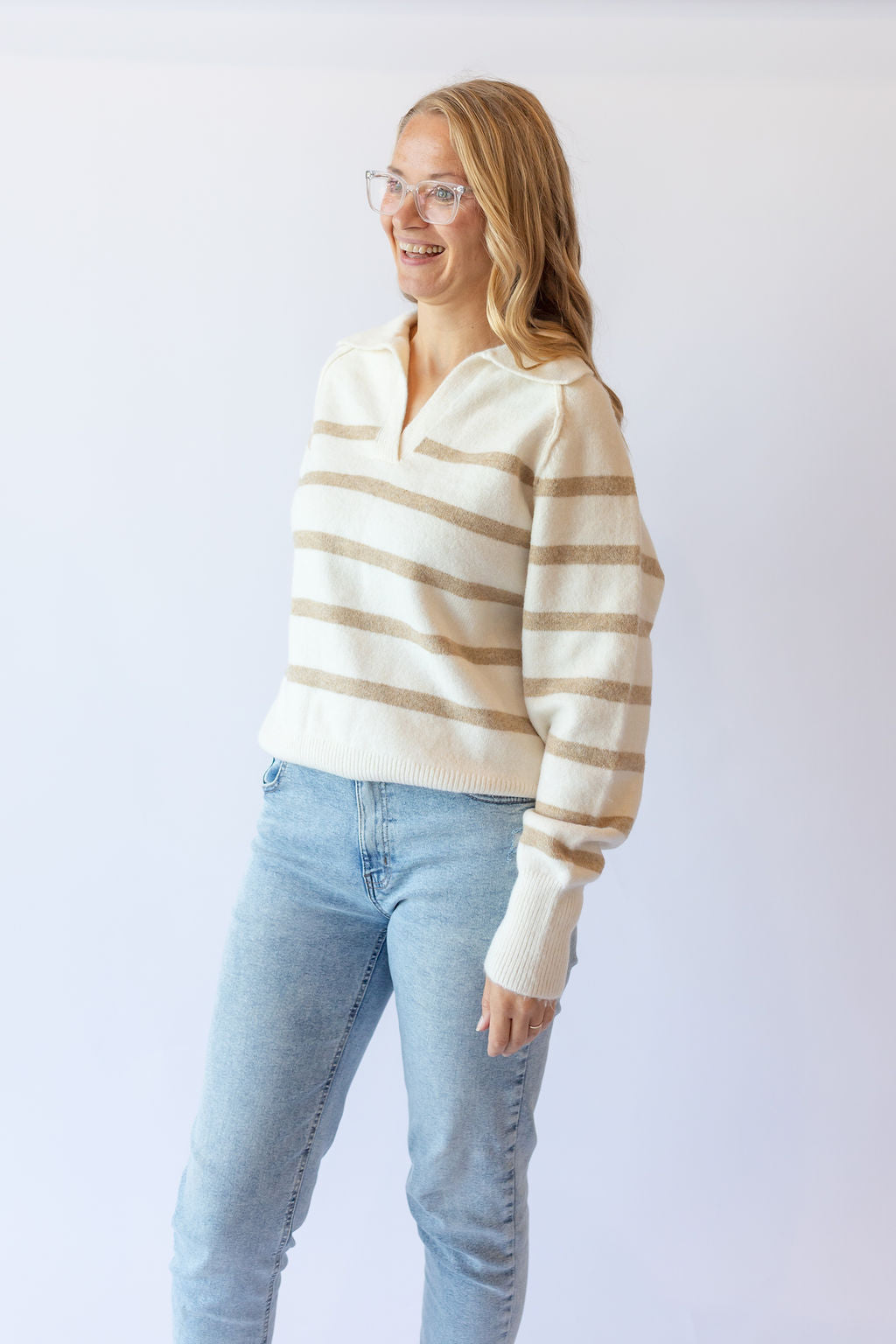 Cozy Wool Stripe Sweater