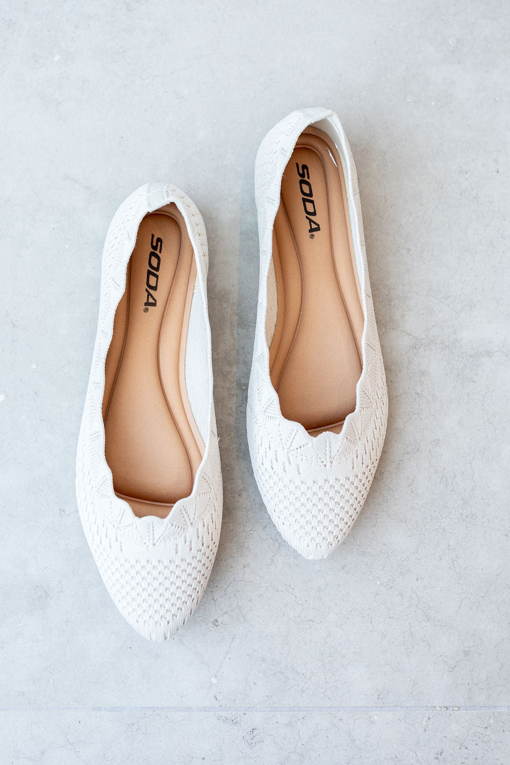 Kosta Knitted Flats