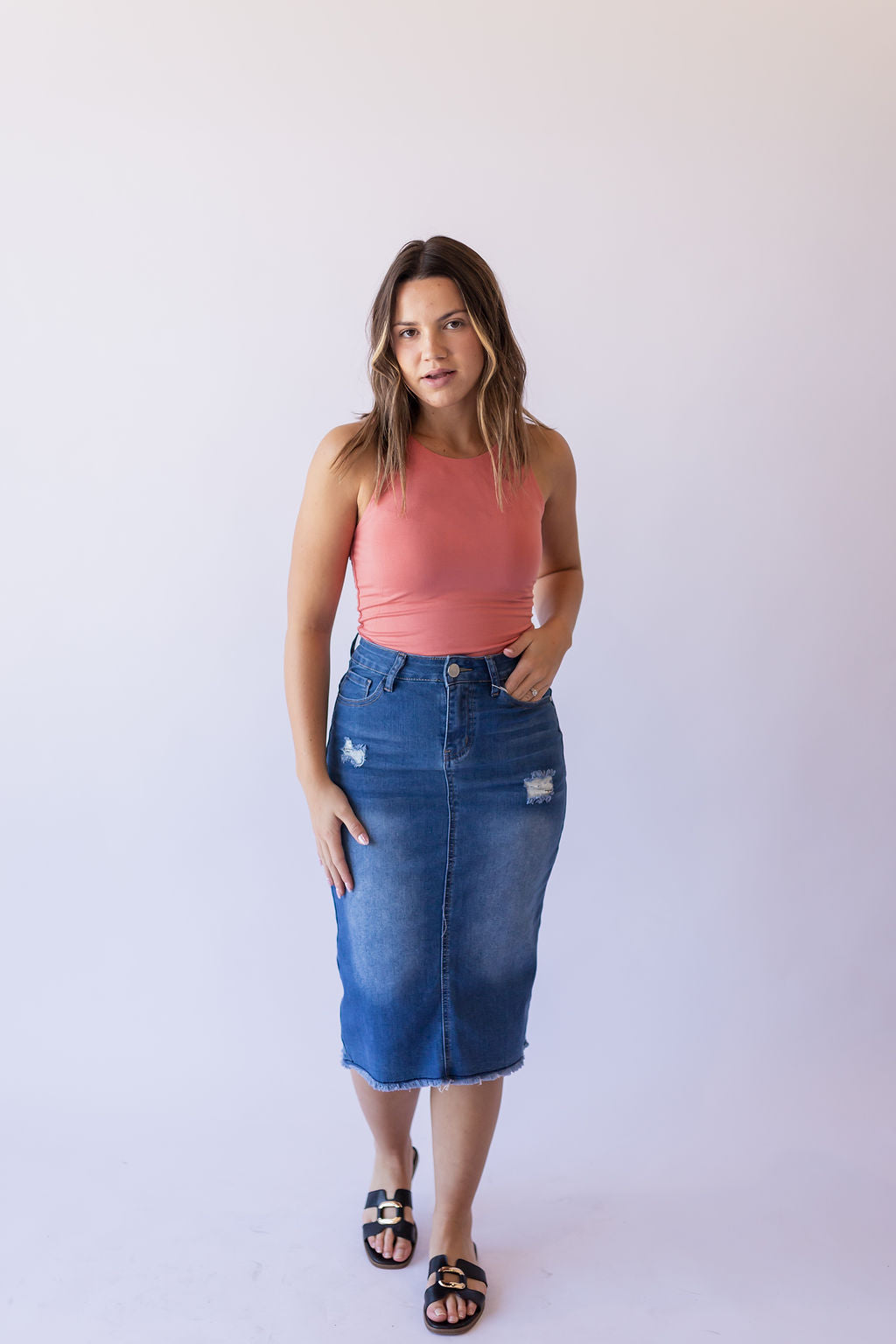 Hadley Denim Skirt