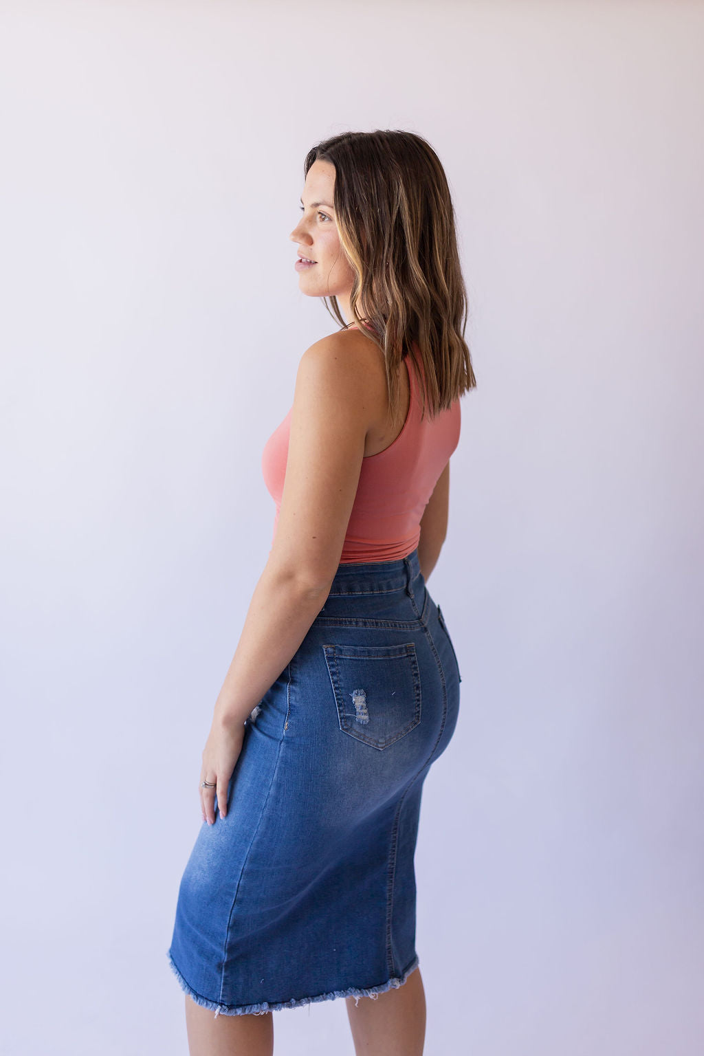 Hadley Denim Skirt