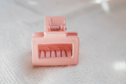 Mini Claw Clip -Baby Pink