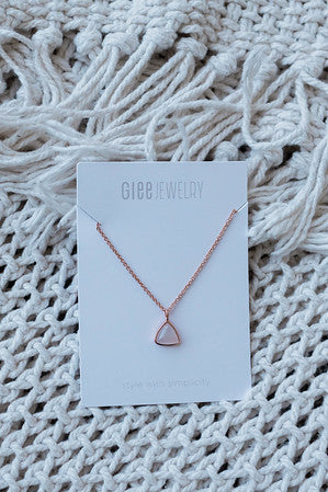 Elsie Necklace -Rose Gold