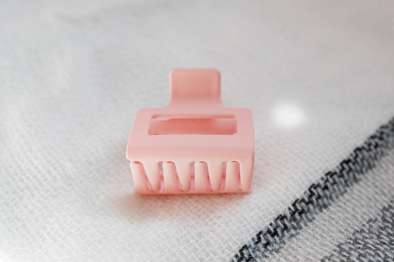 Mini Claw Clip -Baby Pink