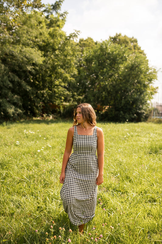 Ellery Gingham Maxi Dress