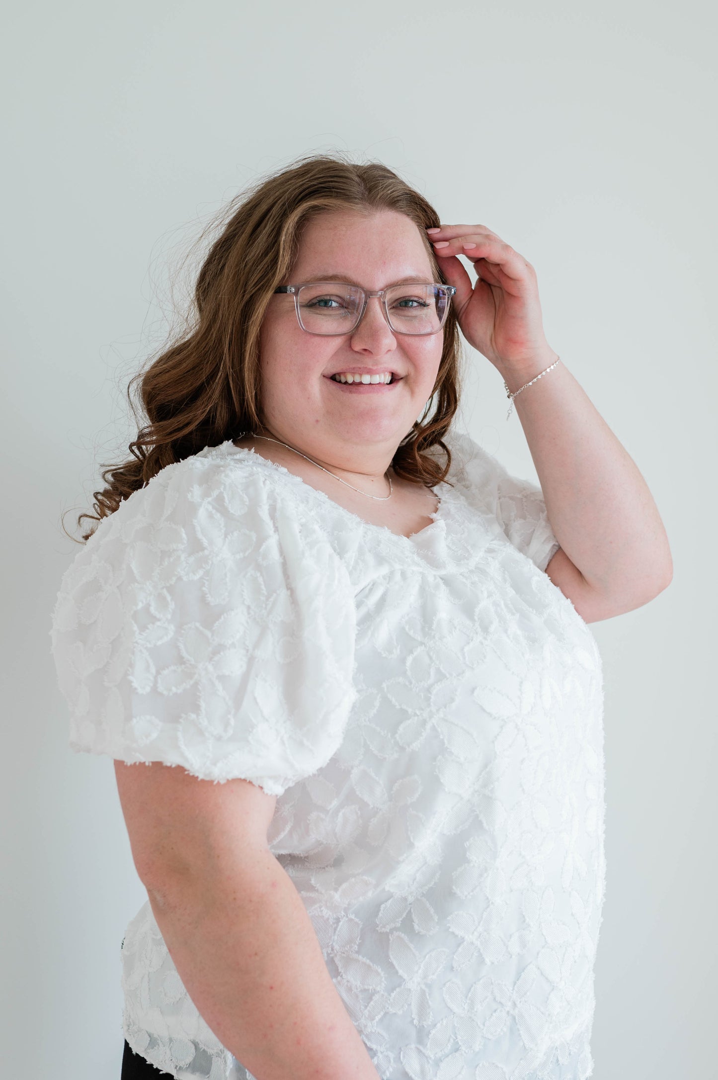 Textured Top - Ivory