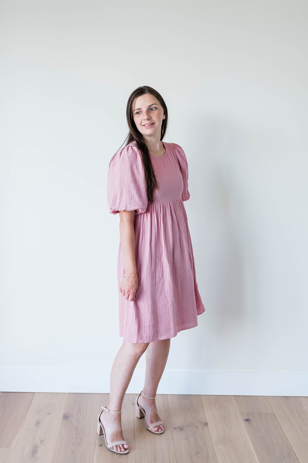 Lacie Dress in Bubblegum