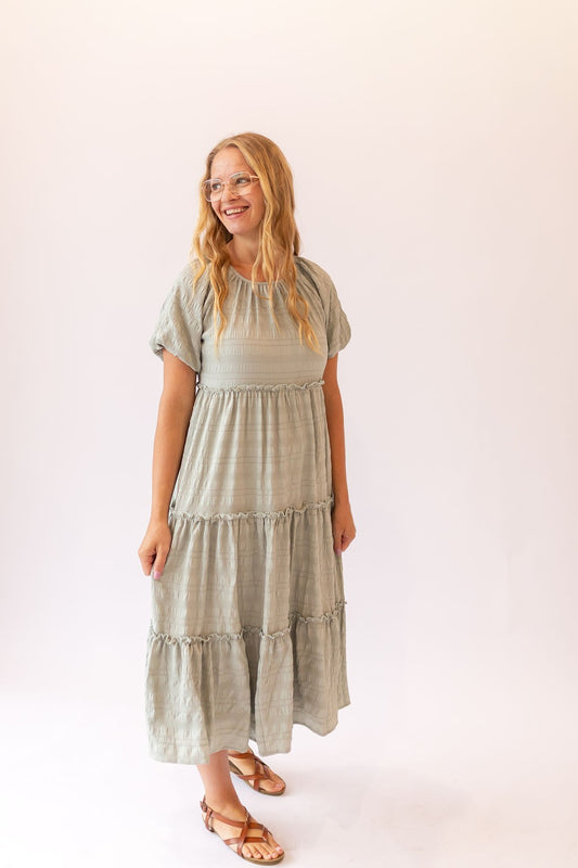 Serena Dress in Mint