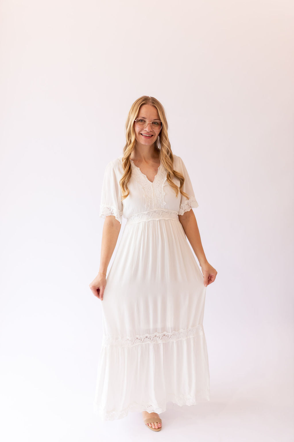 Ophelia Maxi Dress -White