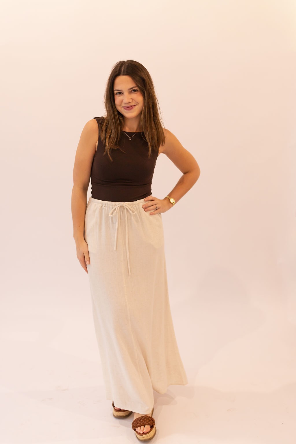 Aurora Linen Skirt