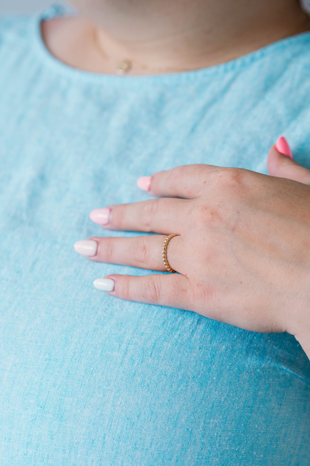 Beaded Band Ring