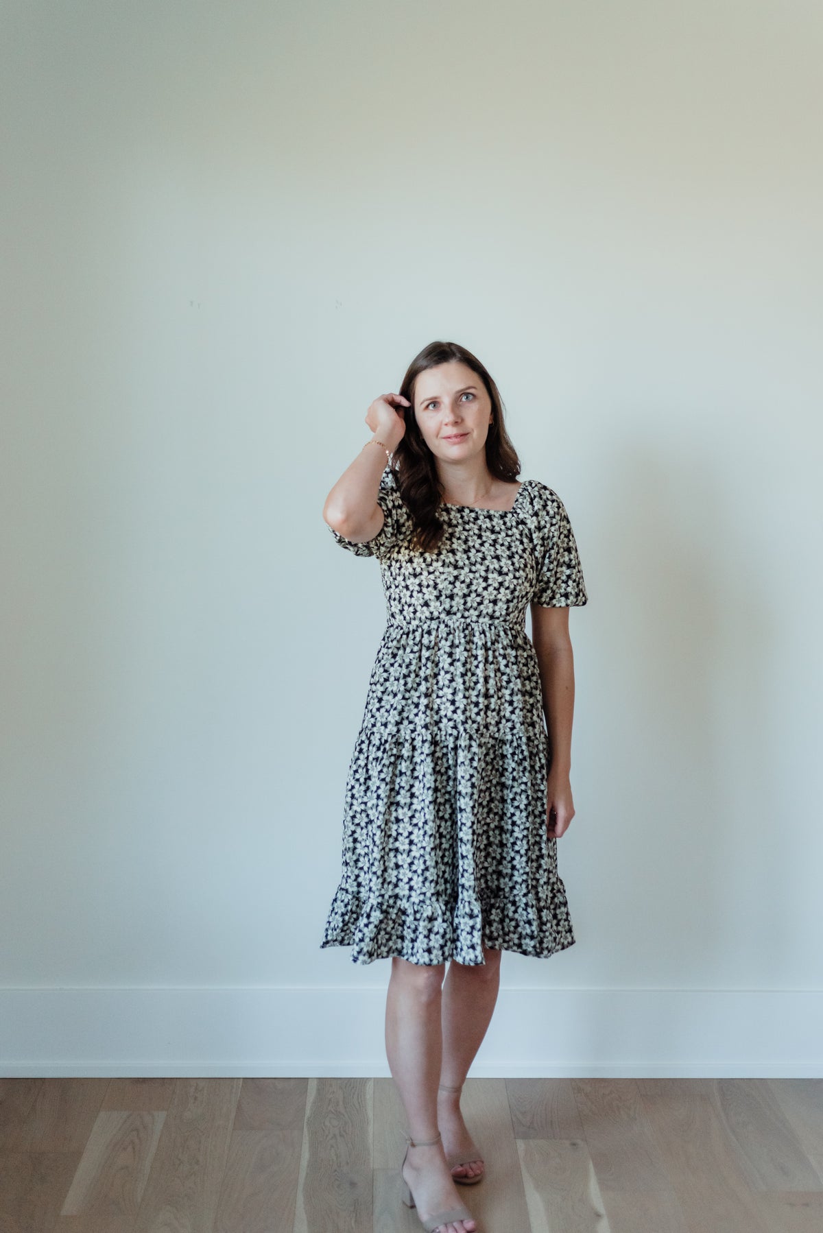 Poppy Dress -Midnight Daisy