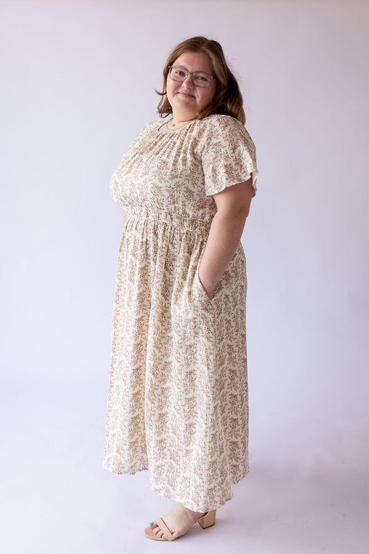 Cynthia Cotton Gauze Midi Dress