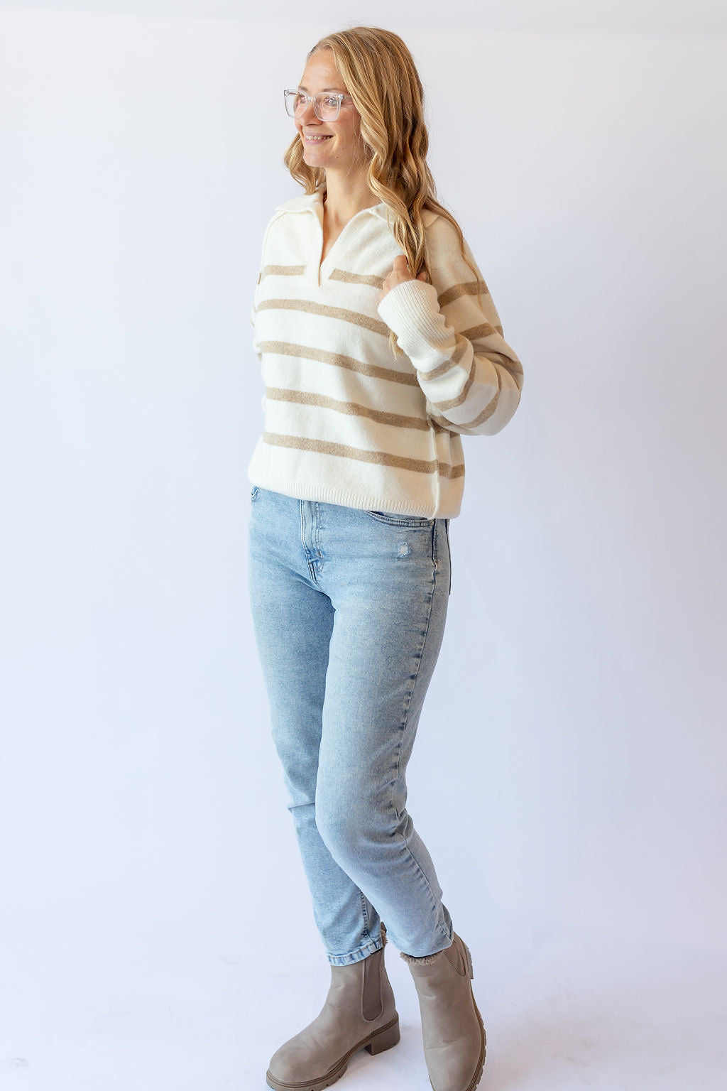 Cozy Wool Stripe Sweater