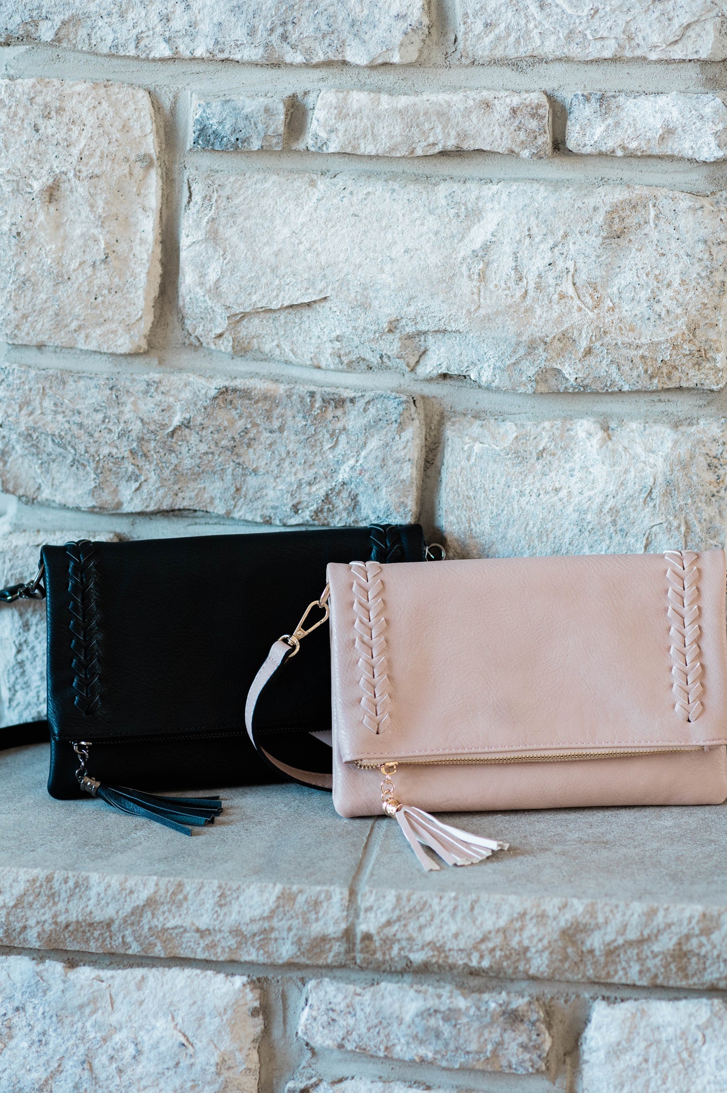 Hannah Crossbody - Dusty Pink