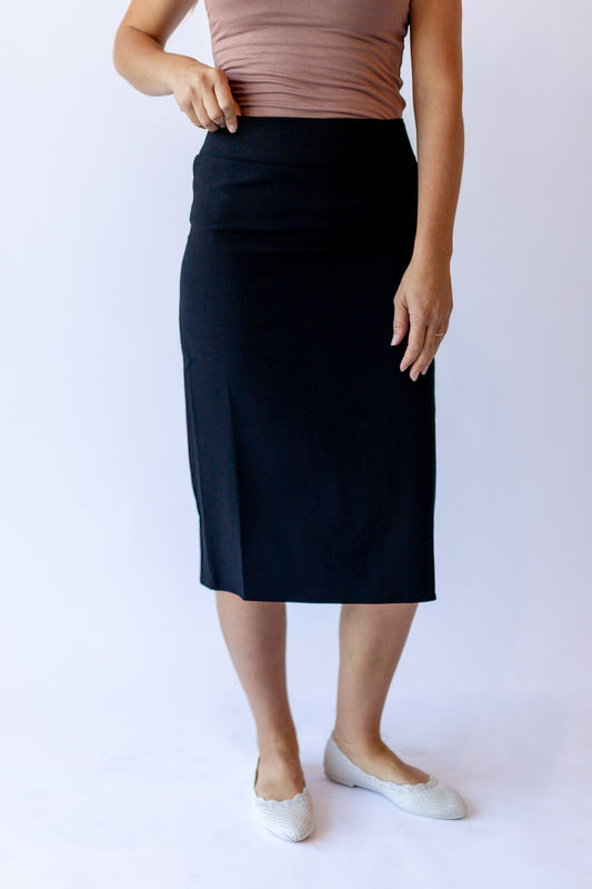Wanda Pencil Skirt -Black