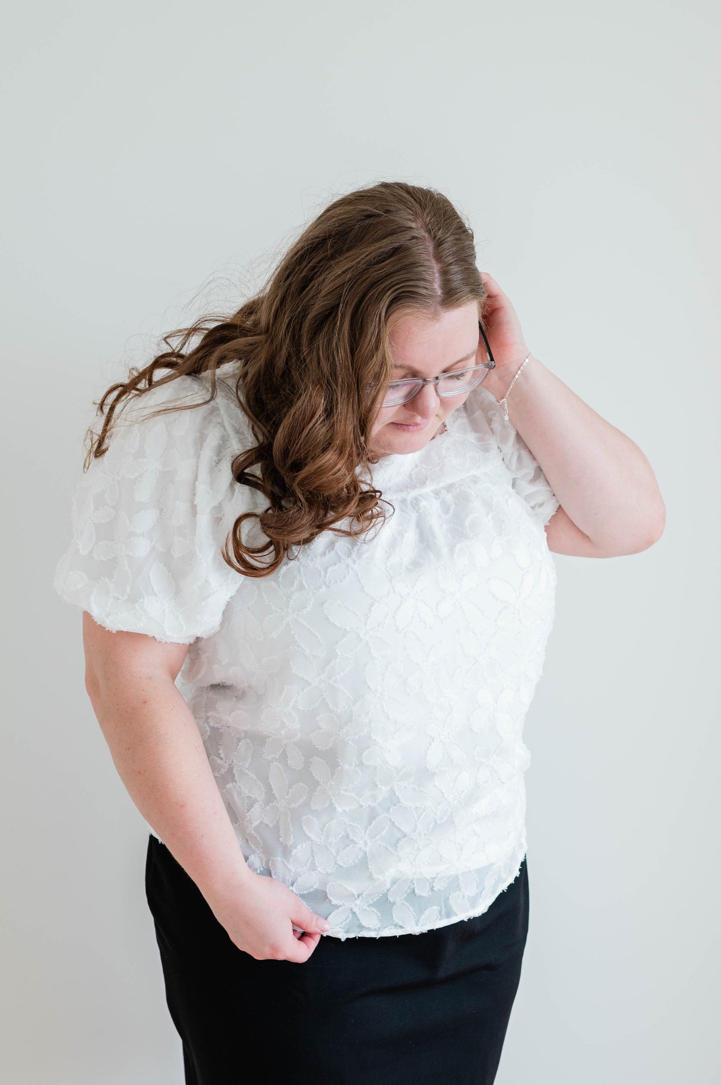 Textured Top - Ivory