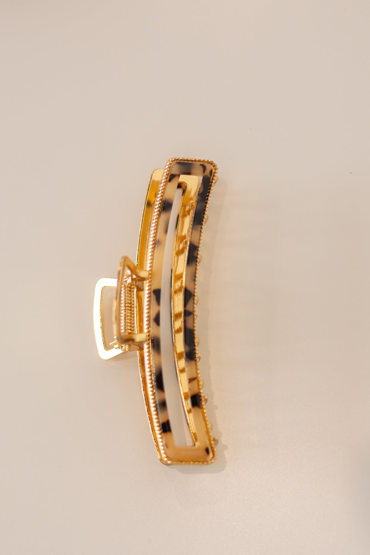 Gold Metal Tortoise Claw Clip