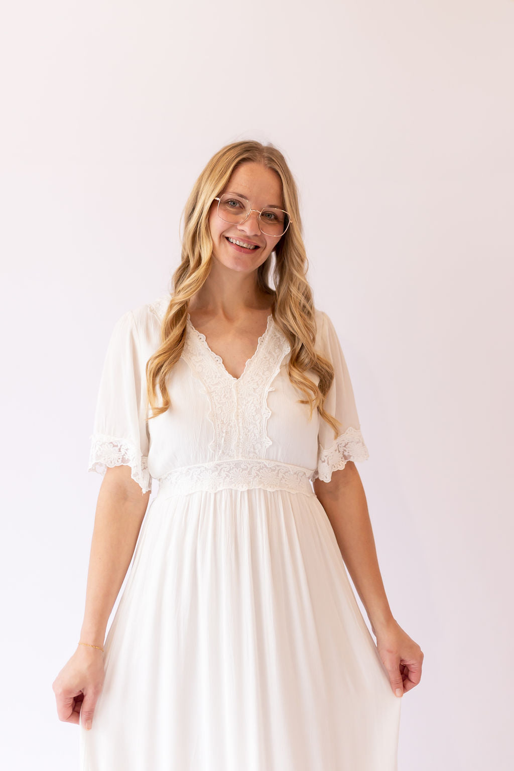 Ophelia Maxi Dress -White