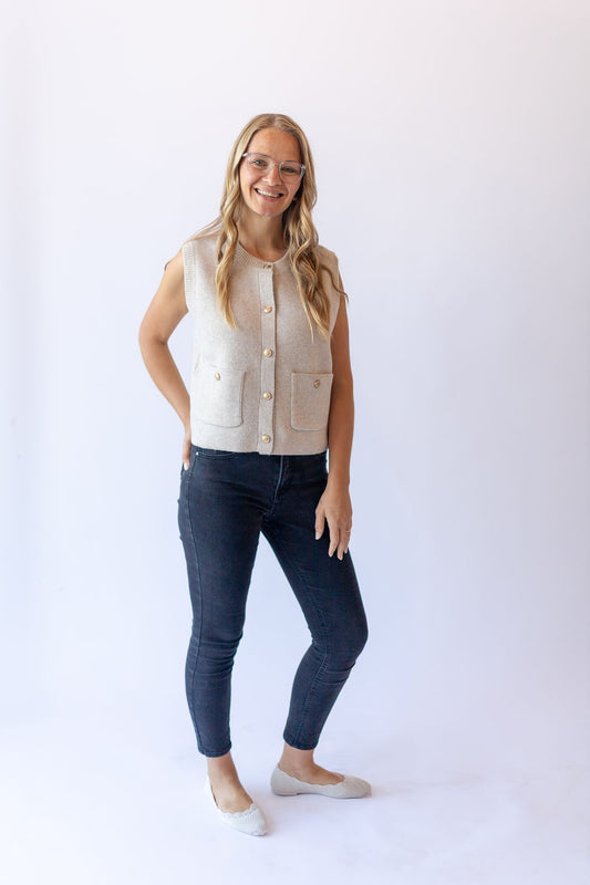 Rhodes Button-Up Sweater Vest