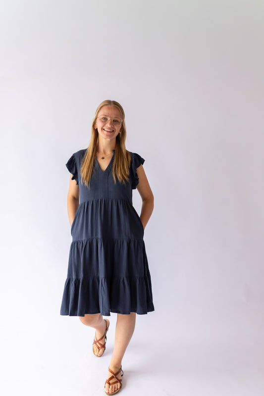 Tara Dress in Blue