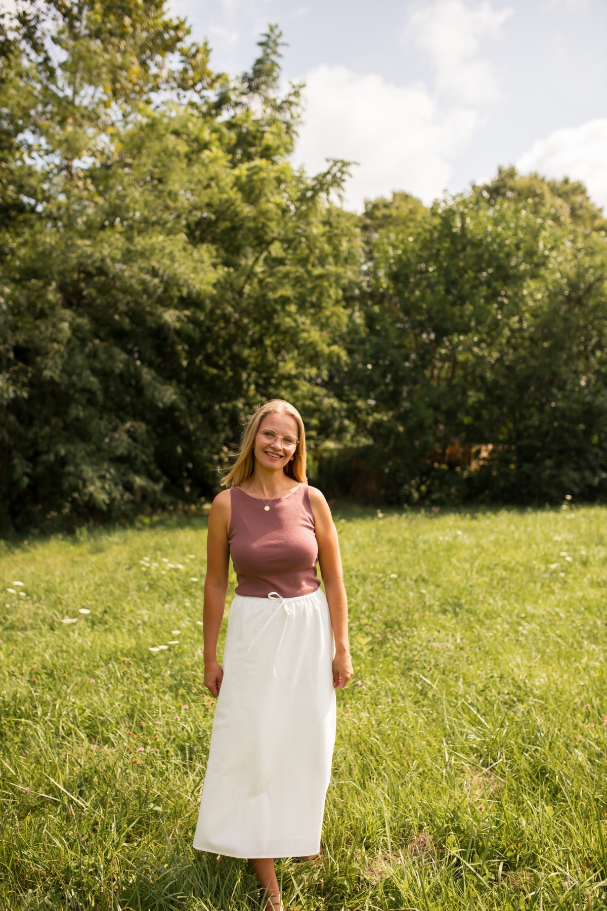 Kanagy Drawstring Midi Skirt