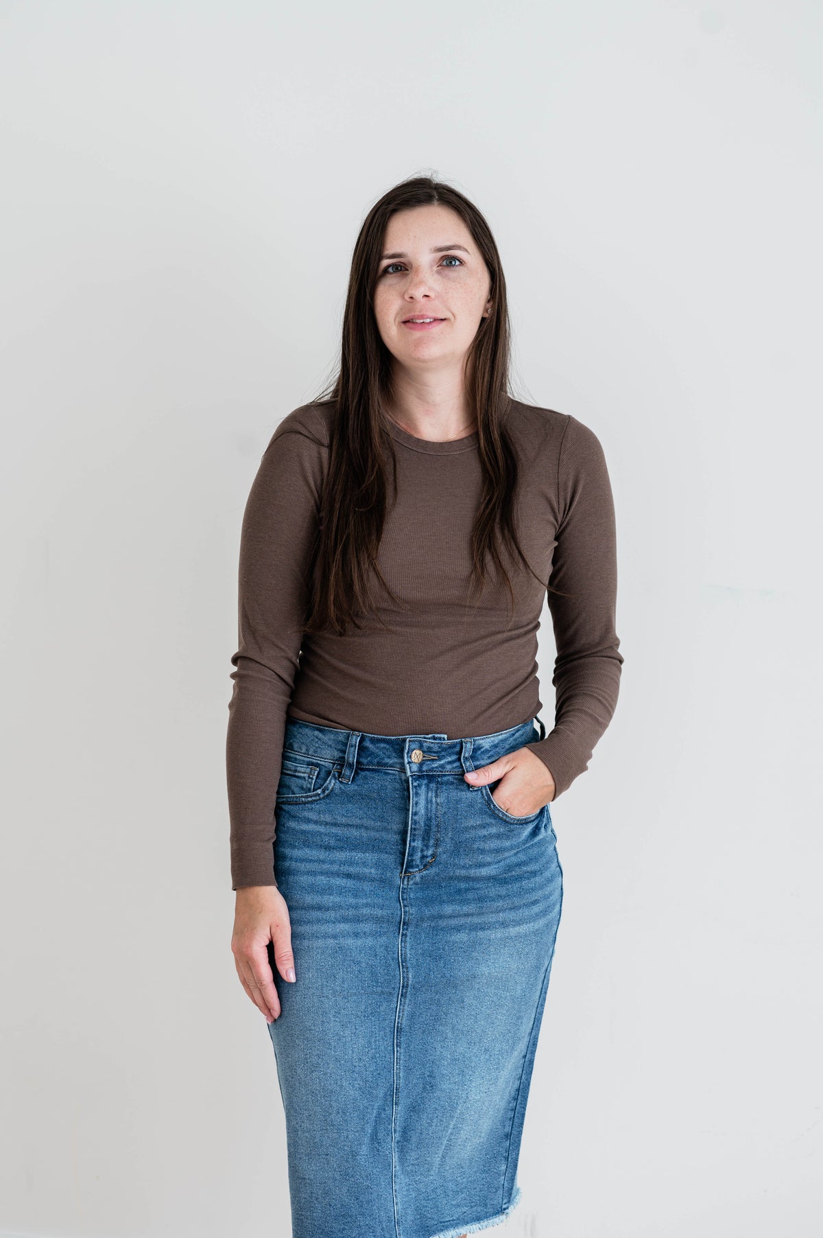 Nala Skirt -Medium Wash
