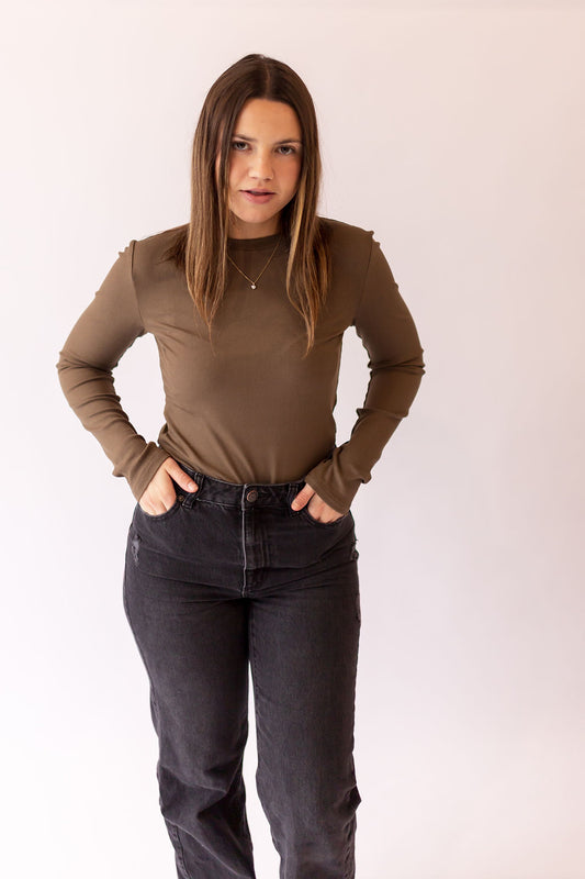 Long Sleeve Tee -Dried Sage