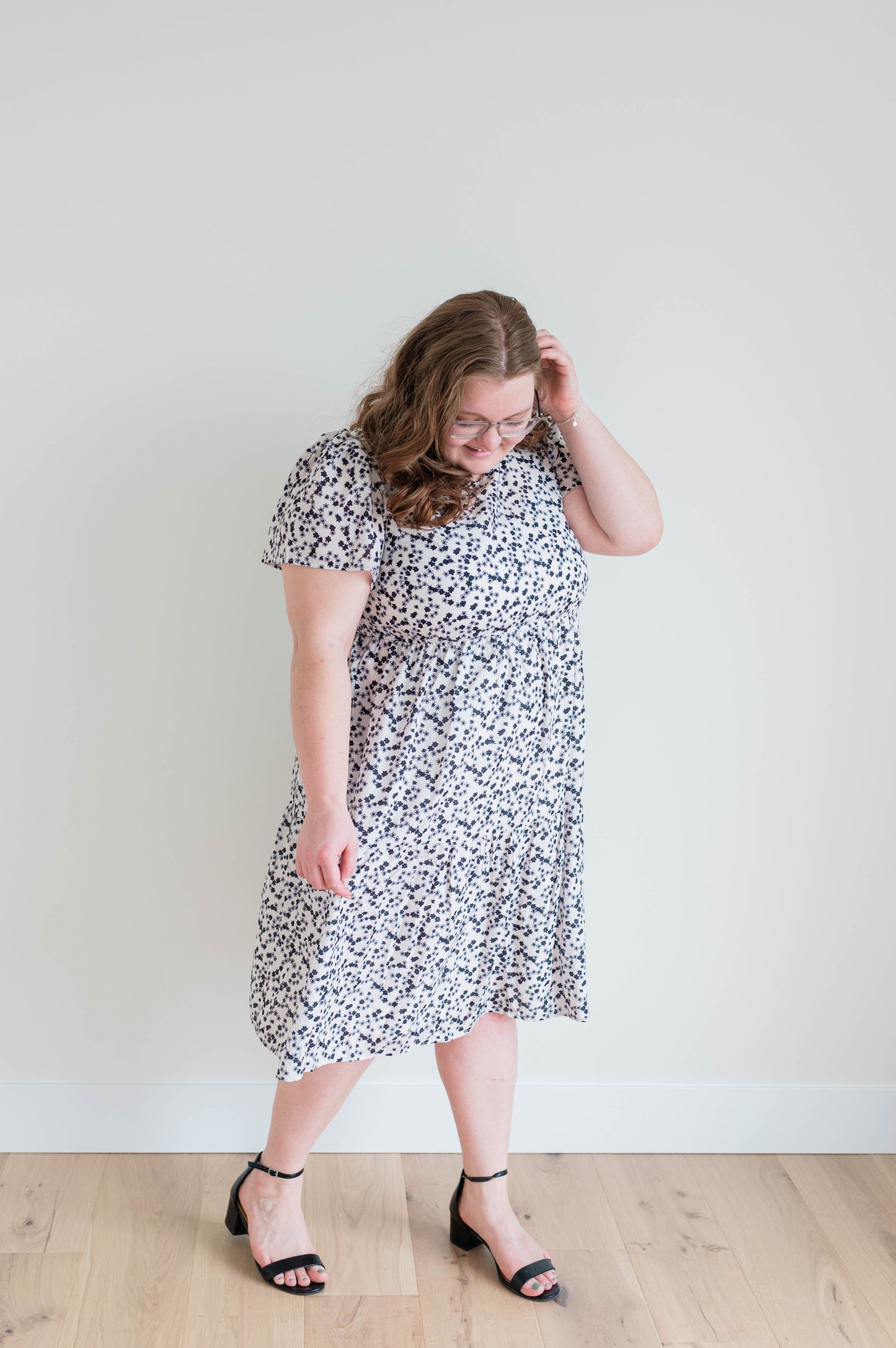 Flowy Midi Dress - Ivory