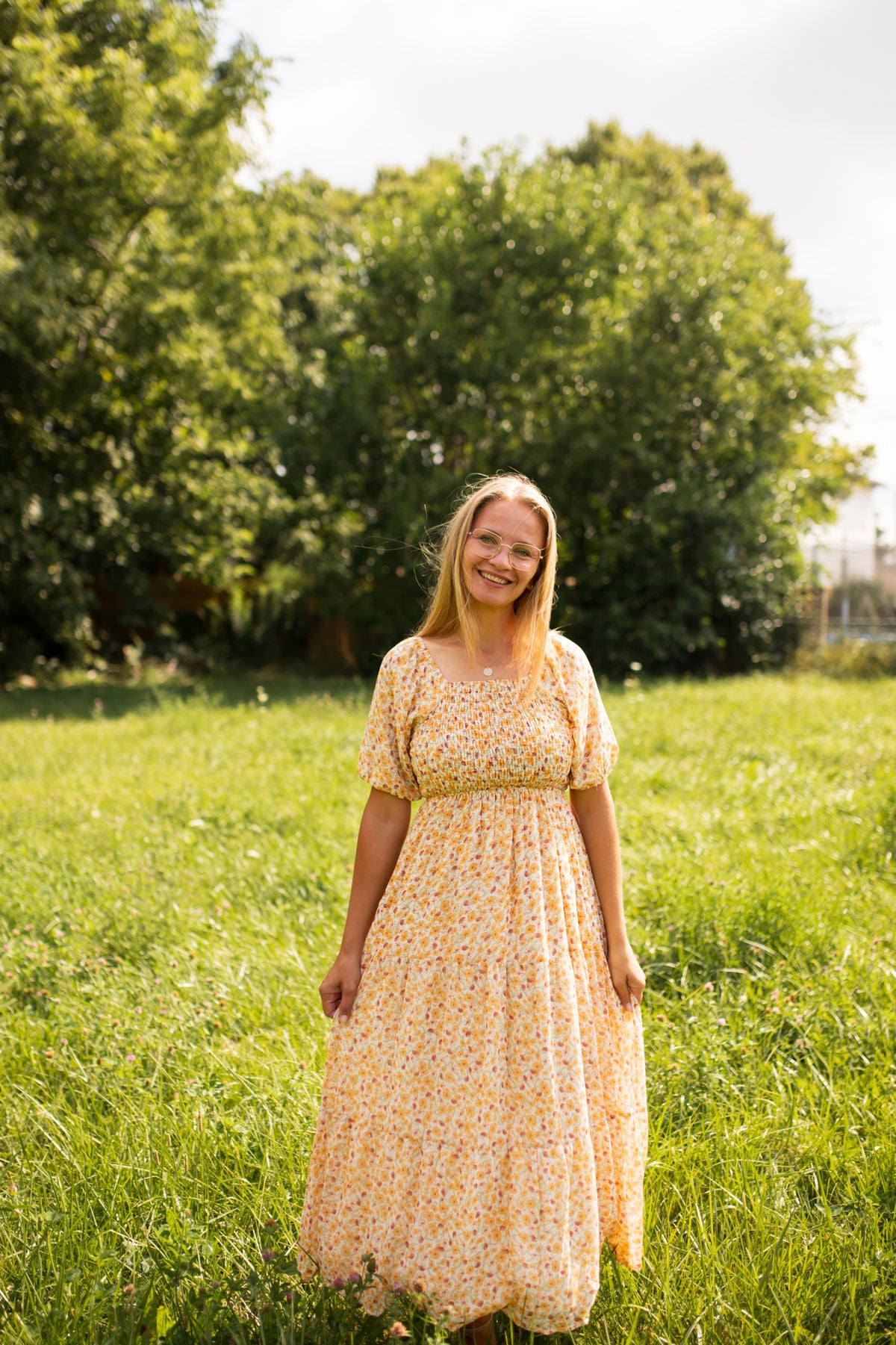 Indy Dress in Maple Bloom