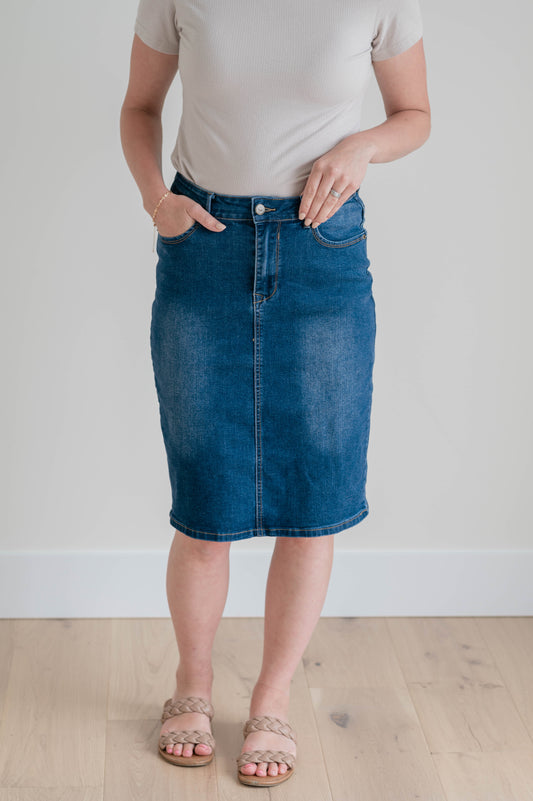 Wren Classic Denim Skirt