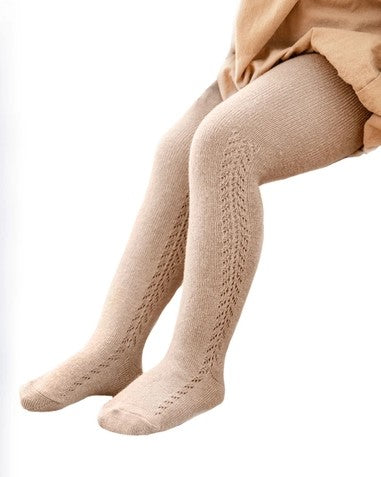 Girls Tights - Oatmeal