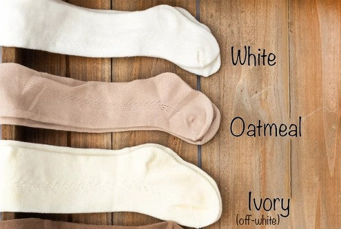 Girls Tights - Oatmeal