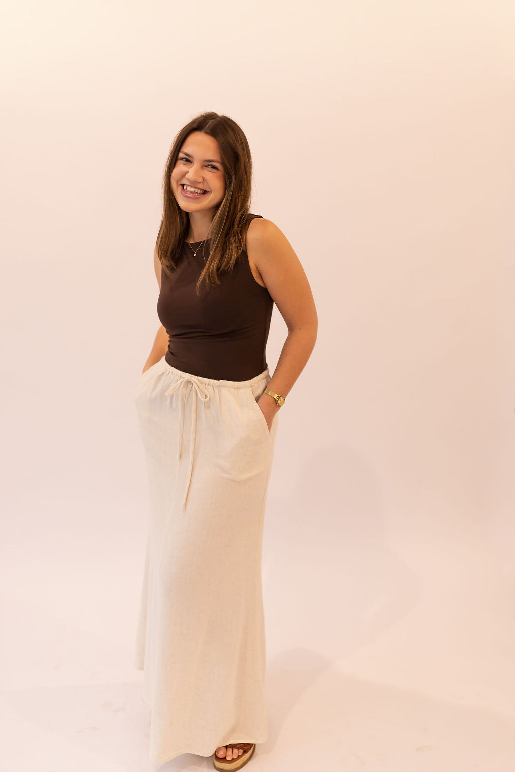 Aurora Linen Skirt