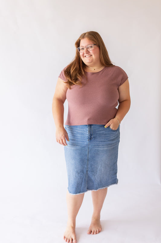 Elias Knit Sweater Top -Plus