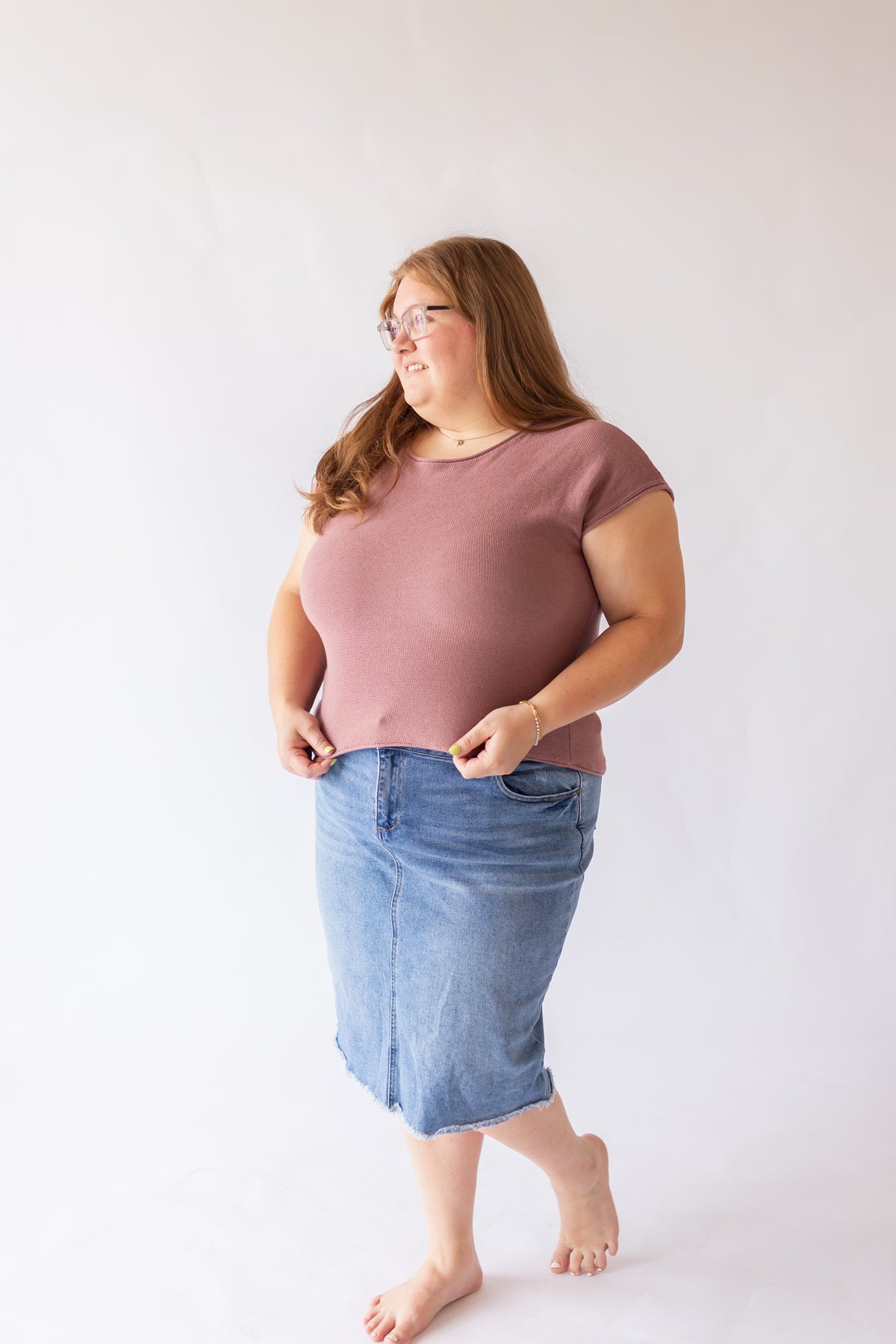 Elias Knit Sweater Top -Plus