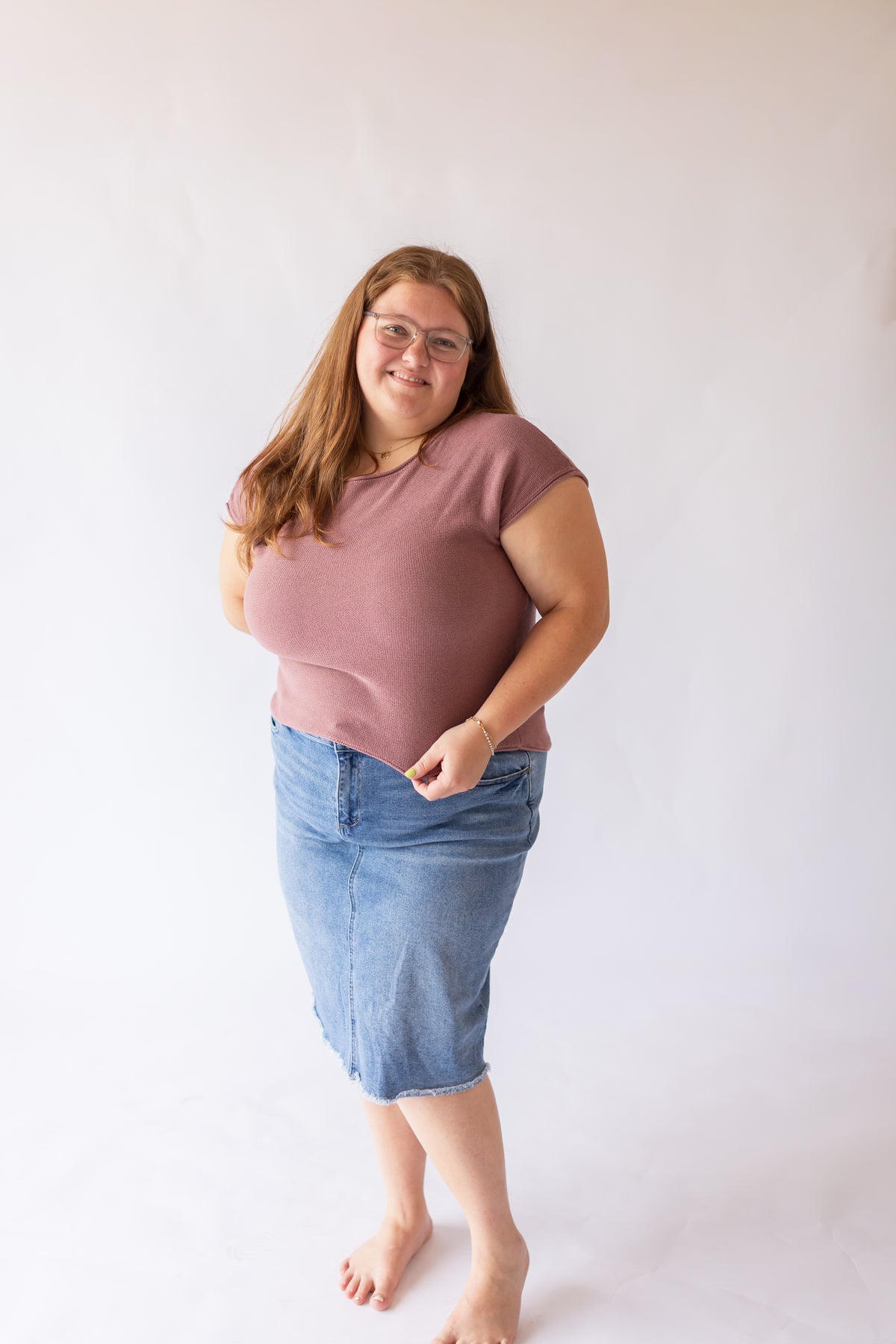 Elias Knit Sweater Top -Plus