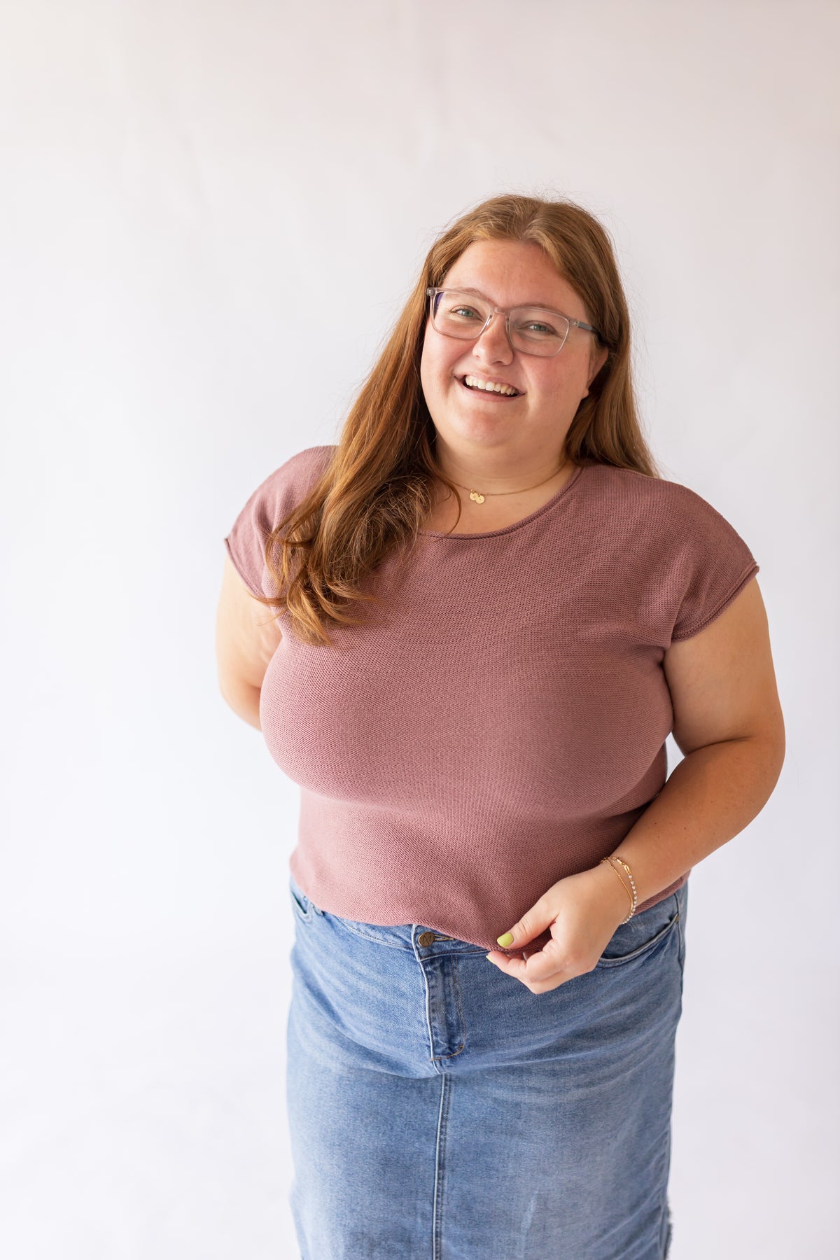 Elias Knit Sweater Top -Plus