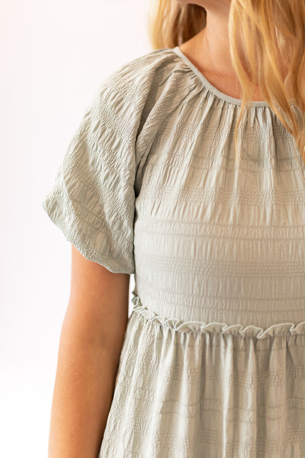 Serena Dress in Mint