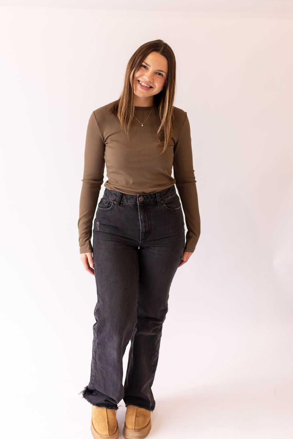 Long Sleeve Tee -Dried Sage