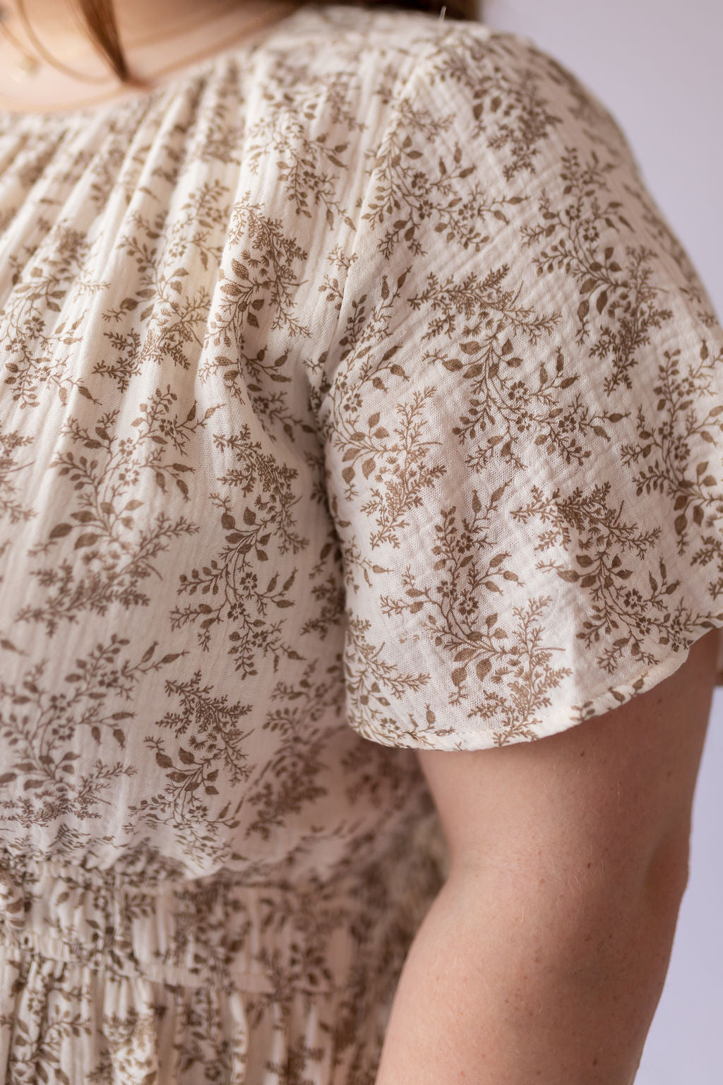 Cynthia Cotton Gauze Midi Dress