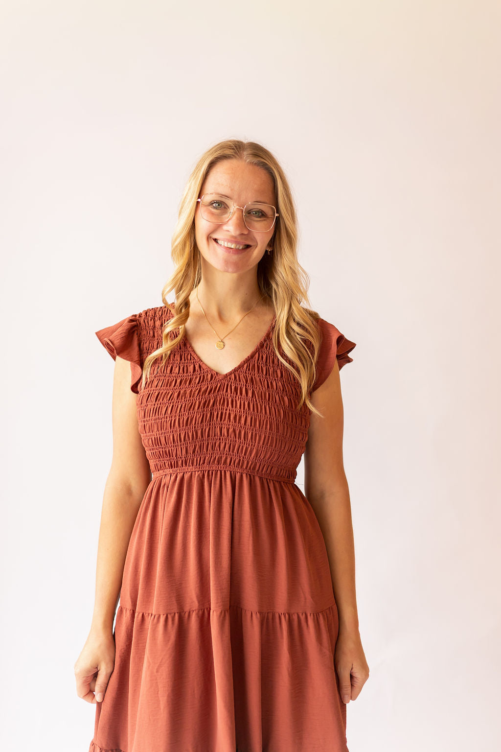 Arenna Tiered Midi Dress